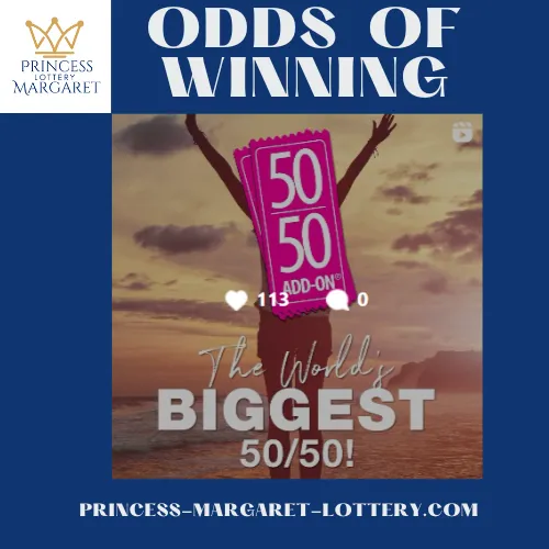 50/50 odds of winning princess margaret lottery