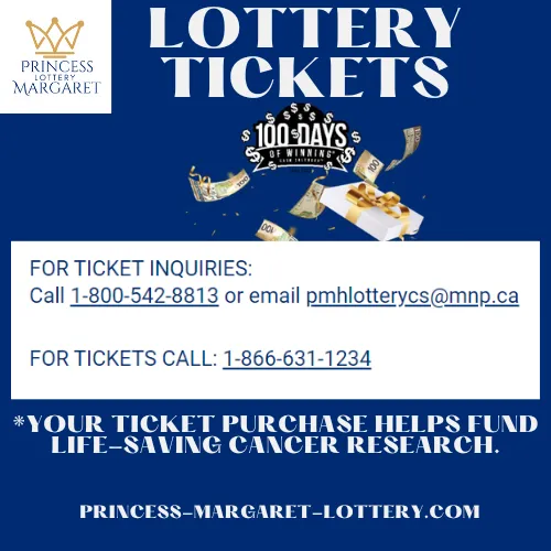 princess margaret lottery check tickets