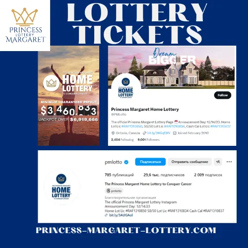 princess margaret lottery social channels