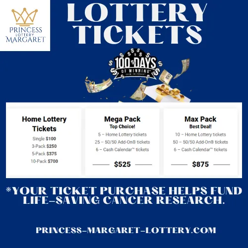 princess margaret lottery tickets